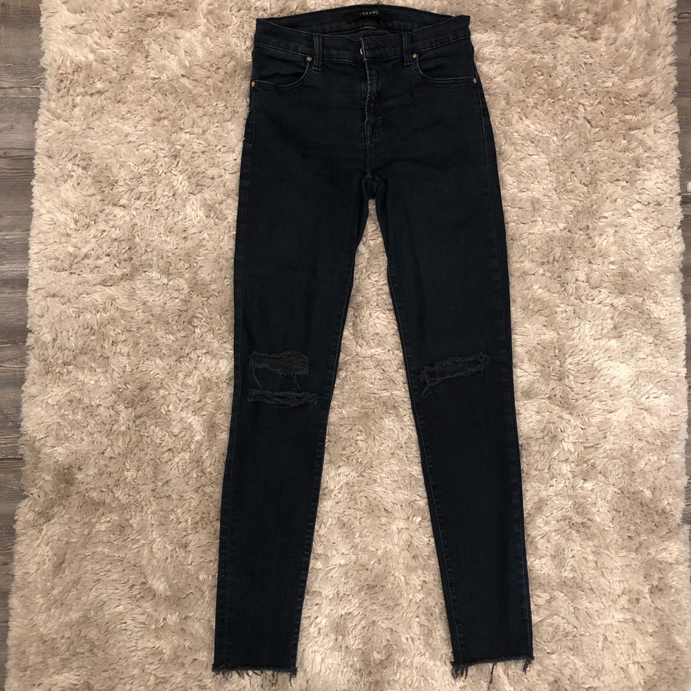 #JBrand Cropped Skinny Ankle, not cropped.